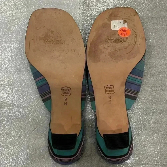 [US9] NWOT-  VanEli Slip On Dress Heels Sandal with open toe - Picture 4 of 5